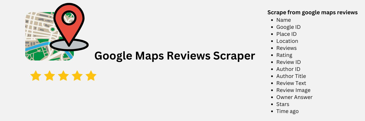 google maps reviews scraper 