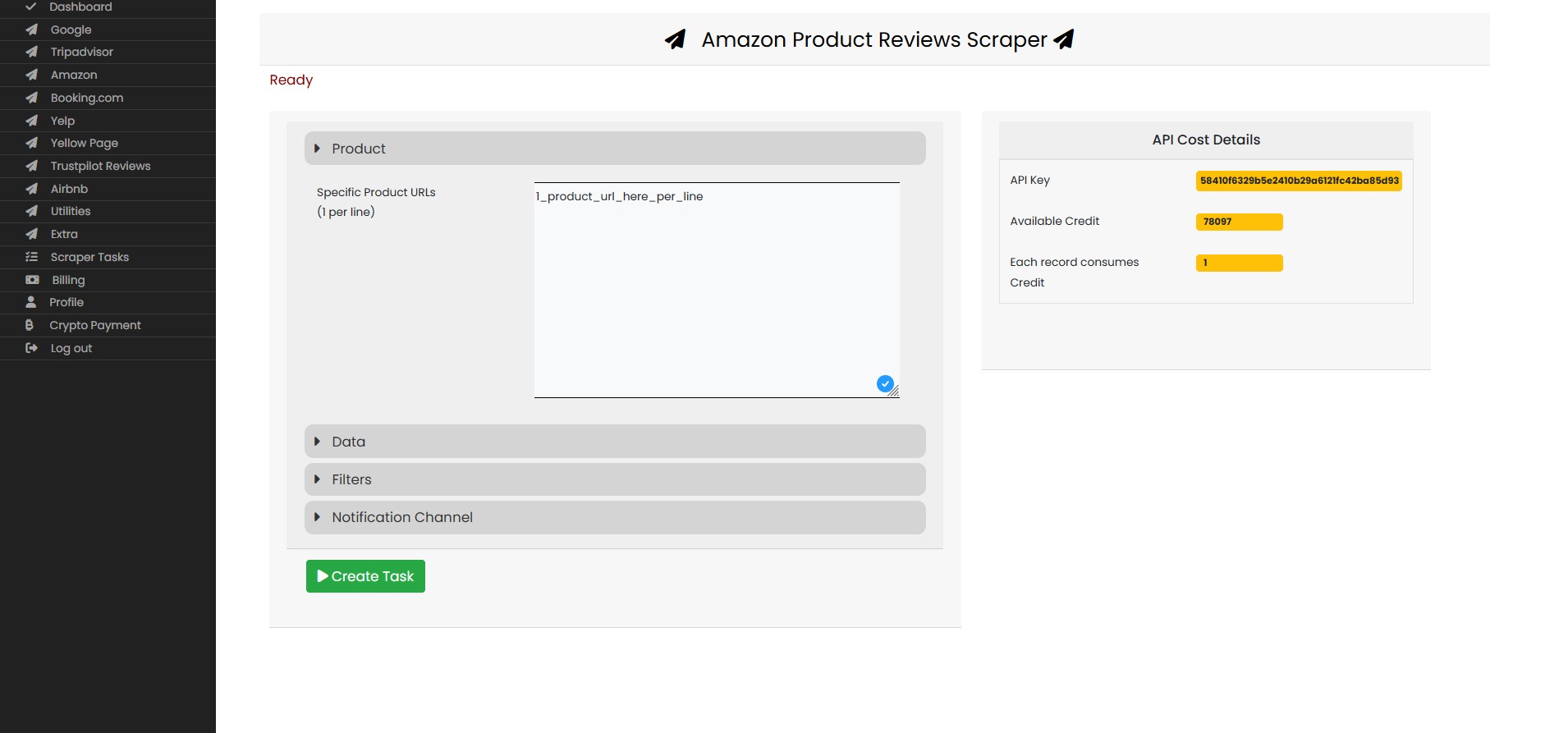 amazon product reviews scraper