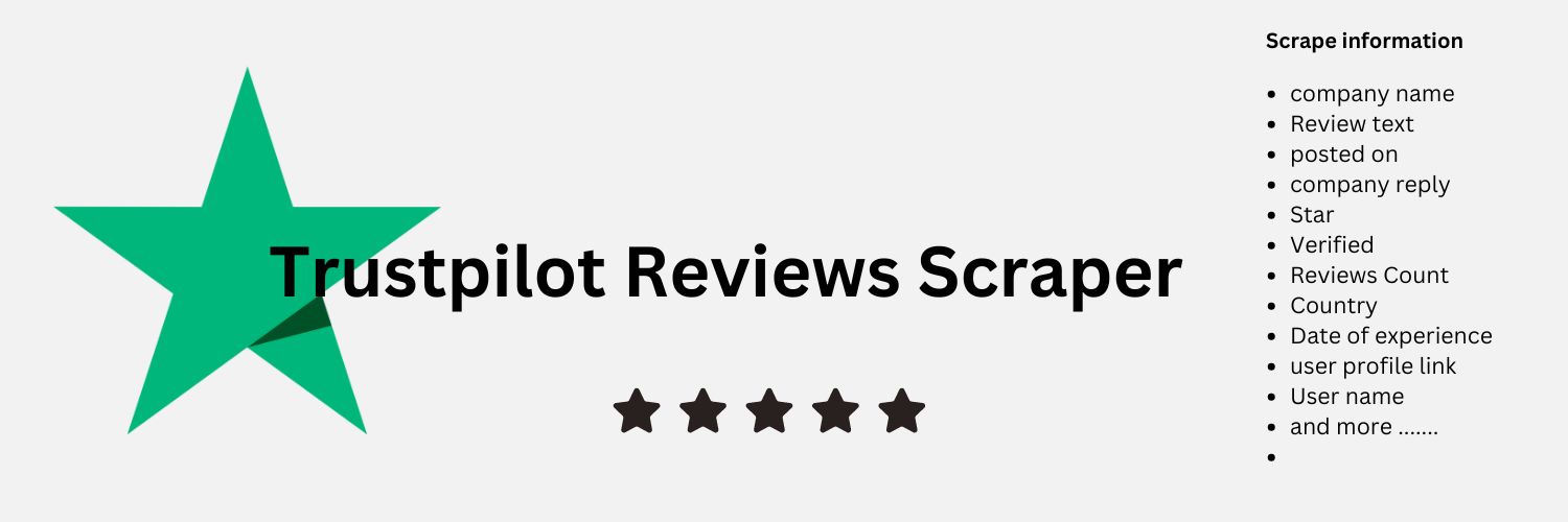 trustpilot reviews scraper